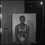 Photograph: [Portrait of No. 14 Eagles Basketball Player]