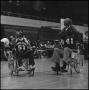 Photograph: [Basketball players during wheelchair tournament]