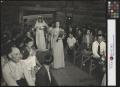 Primary view of [Hazel Petrey walking down the aisle(1)]