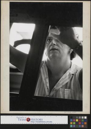 Primary view of object titled '[Woman Working in Chrysler Factory]'.
