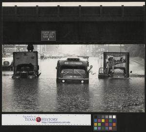 Primary view of object titled '[Vehicles Stuck in Flood Water]'.