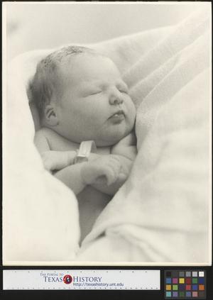Primary view of object titled '[Wade Hamilton Clark - Four Hours Old]'.