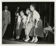 Photograph: [Girls performing with 'Fessor Graham]
