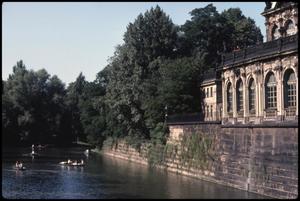 Primary view of object titled 'Moat around Zwinger Palace'.