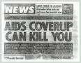 Text: [Tabloid article on the AIDS virus transmission]