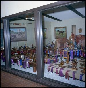 Primary view of object titled '[Trophy room at Cauble Ranch]'.