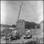 Photograph: [Construction of Biology Building from side 1]