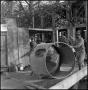 Photograph: [Workers rolling cement pourer]