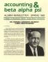 Thumbnail image of item number 1 in: 'Accounting & Beta Alpha Psi: Alumni Newsletter Spring 1983'.
