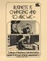 Pamphlet: Business is Changing and So are We: College of Business Administration
