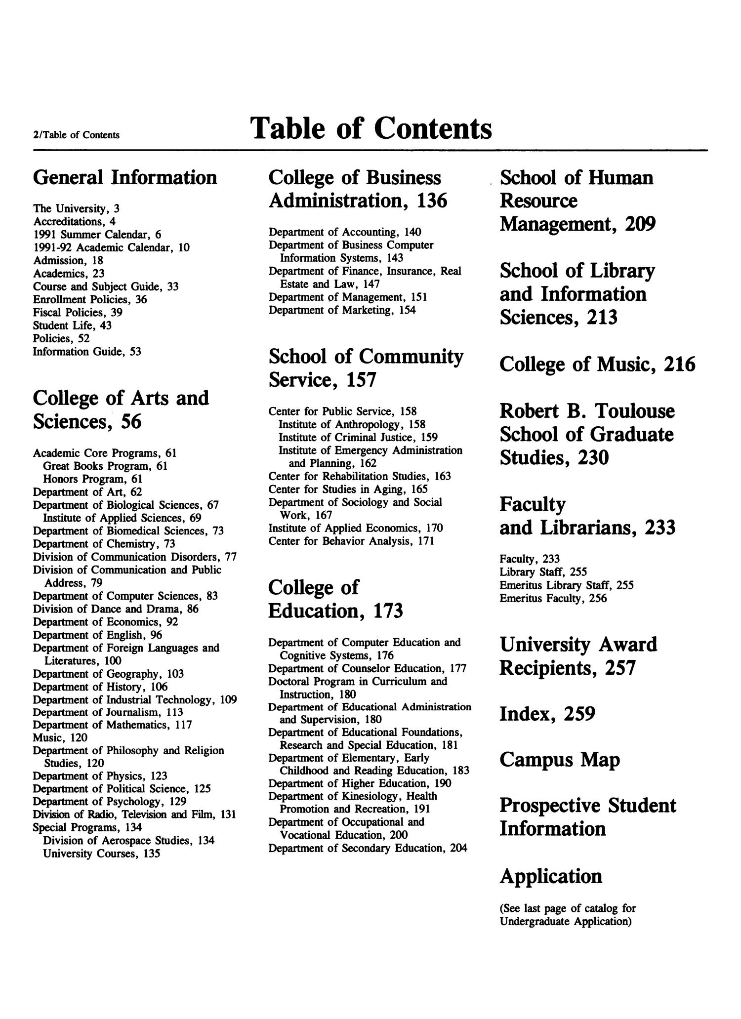 Catalog of the University of North Texas, 1991-1992, Undergraduate
                                                
                                                    2
                                                
