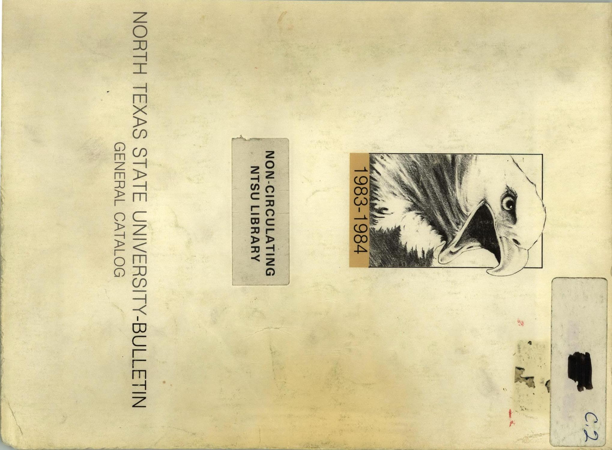 Catalog of North Texas State University: 1983-1984, Undergraduate
                                                
                                                    Front Cover
                                                