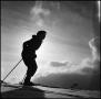 Photograph: [Silhouette of a skier against the sky]