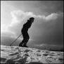 Photograph: [Silhouette of a skier against the sky, 3]