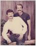 Photograph: [Terry Tebedo and Bill Nelson posing as couple]