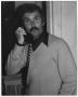 Photograph: [Bill Nelson on the phone]