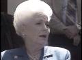Primary view of [News Clip: Ann Richards in Waco]