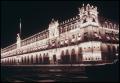 Photograph: National Palace, Zocalo at night