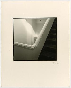 Primary view of object titled '[Photograph of a staircase]'.