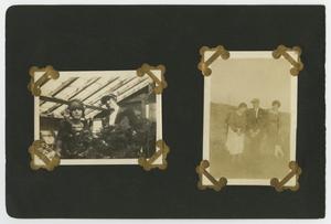 Primary view of object titled '[Album page with four pages "garden/lawn"]'.
