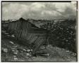 Photograph: [Photograph of dilapidated wooden structure, 2]