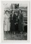 Photograph: [Three woman in front of car]
