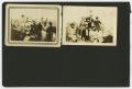Photograph: [Album page with two photos "large groups"]