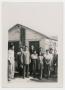 Photograph: [Group portrait in front of house]