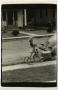 Thumbnail image of item number 1 in: '[Photograph of Carol Williams riding a tricycle]'.