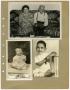 Photograph: [Album page with three photos"couple/babies"]