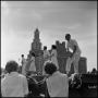 Photograph: [Cheerleaders during University Day, 1961]