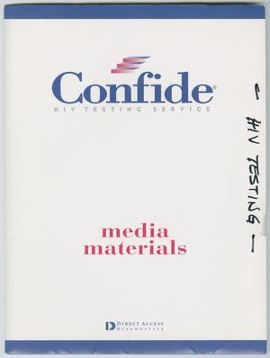 Primary view of object titled '[Assorted Documents: Confide]'.