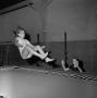 Photograph: [Young girl on a trampoline, 2]