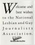 Thumbnail image of item number 2 in: '[Schedule and program for the lesbians, gays and texas journalism out and about state conference]'.