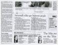 Thumbnail image of item number 1 in: '[Newspaper clipping Dallas Morning News: Stonewall rallies gay business people]'.