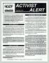 Thumbnail image of item number 1 in: 'Activist Alert: September 1992'.