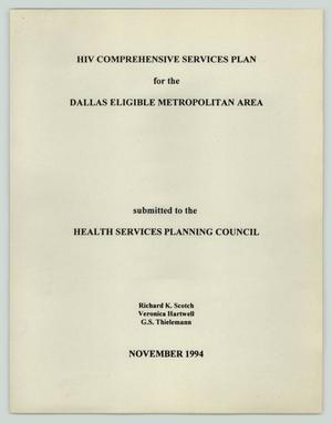 Primary view of object titled '[Plans: HIV Comprehensive Service Plan]'.