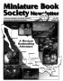Journal/Magazine/Newsletter: Miniature Book Society Newsletter 2001 July