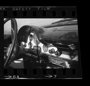 Primary view of object titled '[A 1956 Ford's dashboard]'.