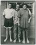 Photograph: [Photograph of Derrick Williams and Byrd V with another boy]