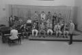 Primary view of [Posed Portrait of One O'Clock Lab Band in Kenton Hall]