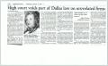 Primary view of [Copy of Newspaper: High court voids part of Dallas on sex-related firms]