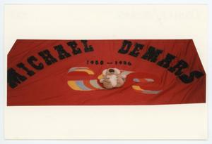 Primary view of object titled '[AIDS Memorial Quilt Panel for Michael Demars]'.
