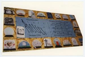 Primary view of object titled '[AIDS Memorial Quilt Panel for Acel Clark]'.