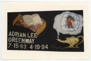 Primary view of object titled '[AIDS Memorial Quilt Panel for Adrian Lee Greenway]'.