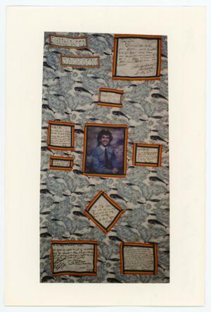 Primary view of object titled '[AIDS Memorial Quilt Panel for W. O. "Billy" Jackson]'.