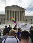 Image: [Photo taken at the U.S. Supreme Court on Marriage Equality Day]