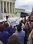 Primary view of [Running of the Interns at the U.S. Supreme Court on Marriage Equality Day, Lauren Langille and Becky Van Dercook]