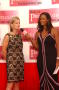 Thumbnail image of item number 1 in: '[Paige Nash Speaking to Interviewer on Red Carpet]'.