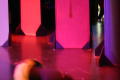 Photograph: [Blurred Photo of Colorful Stage and Props]